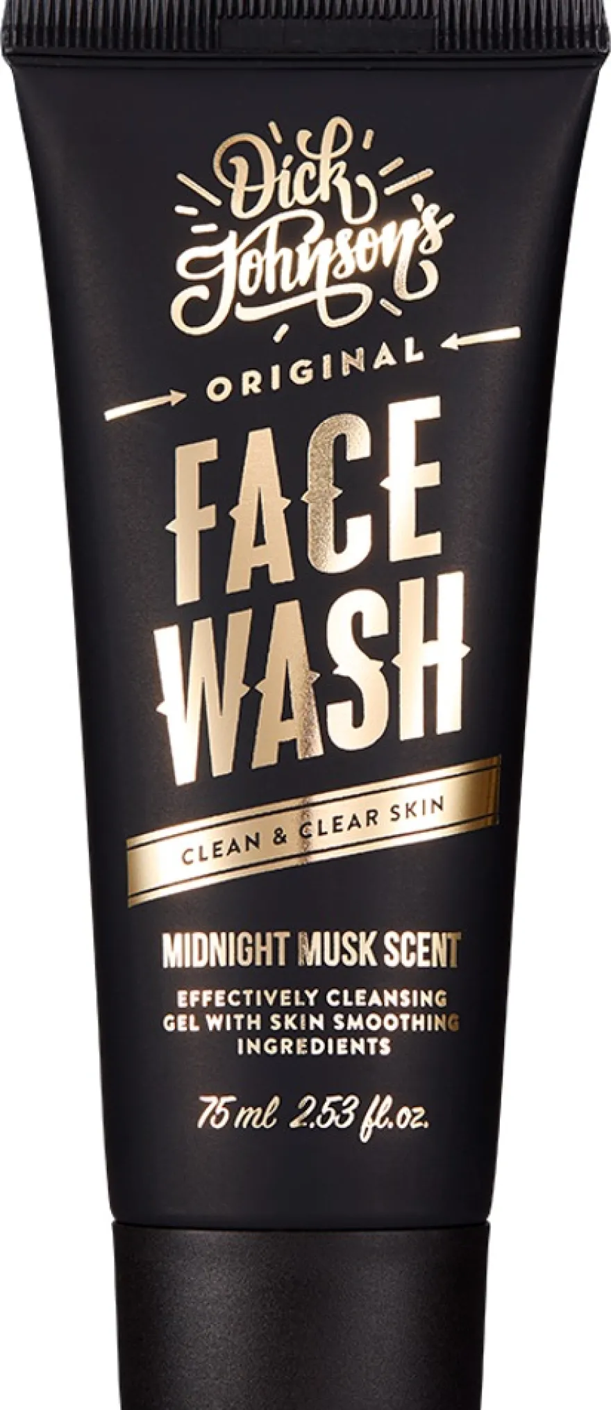Dick Johnson Face Wash Midnight Musk kasvojen puhdistusgeeli 75 ml