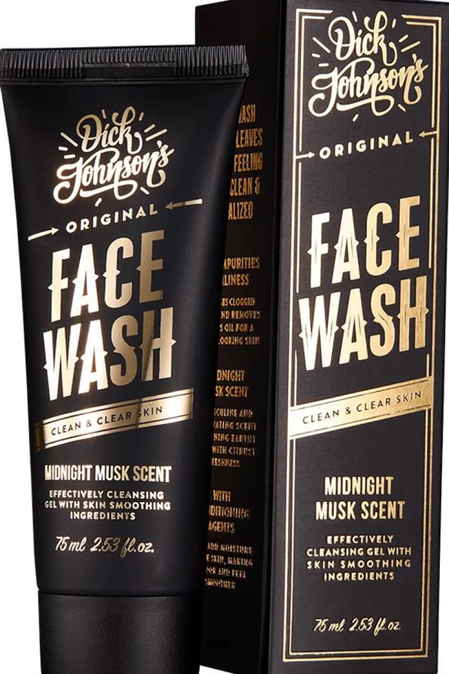 Dick Johnson Face Wash Midnight Musk kasvojen puhdistusgeeli 75 ml