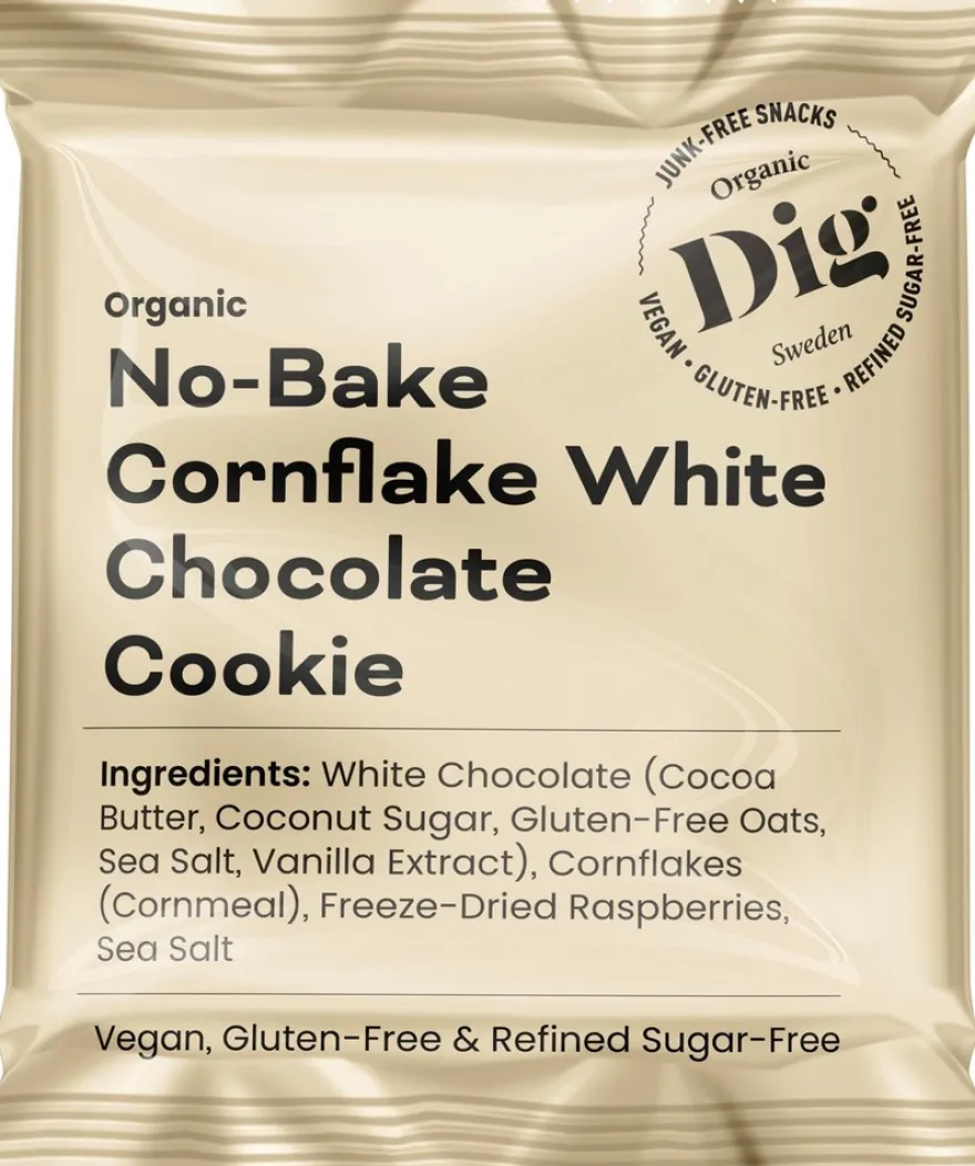 Dig Luomu Cornflake-valkosuklaakeksi 30g
