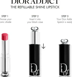 DIOR Addict Refill Shine Lipstick huulipunan täyttöpakkaus 3,2 g