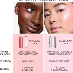 DIOR Dior Backstage Glassy Glow Stick Multi-use Stick Highlighter Balm korostustuote 6 g