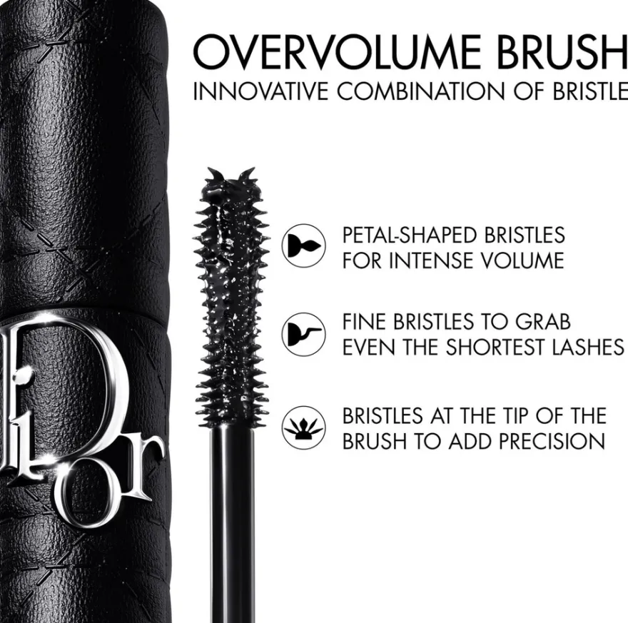 DIOR Diorshow Overvolume Extreme Volume Mascara – 24-Hour Wear – Lash-by-Lash Definition ripsiväri 8.5 g