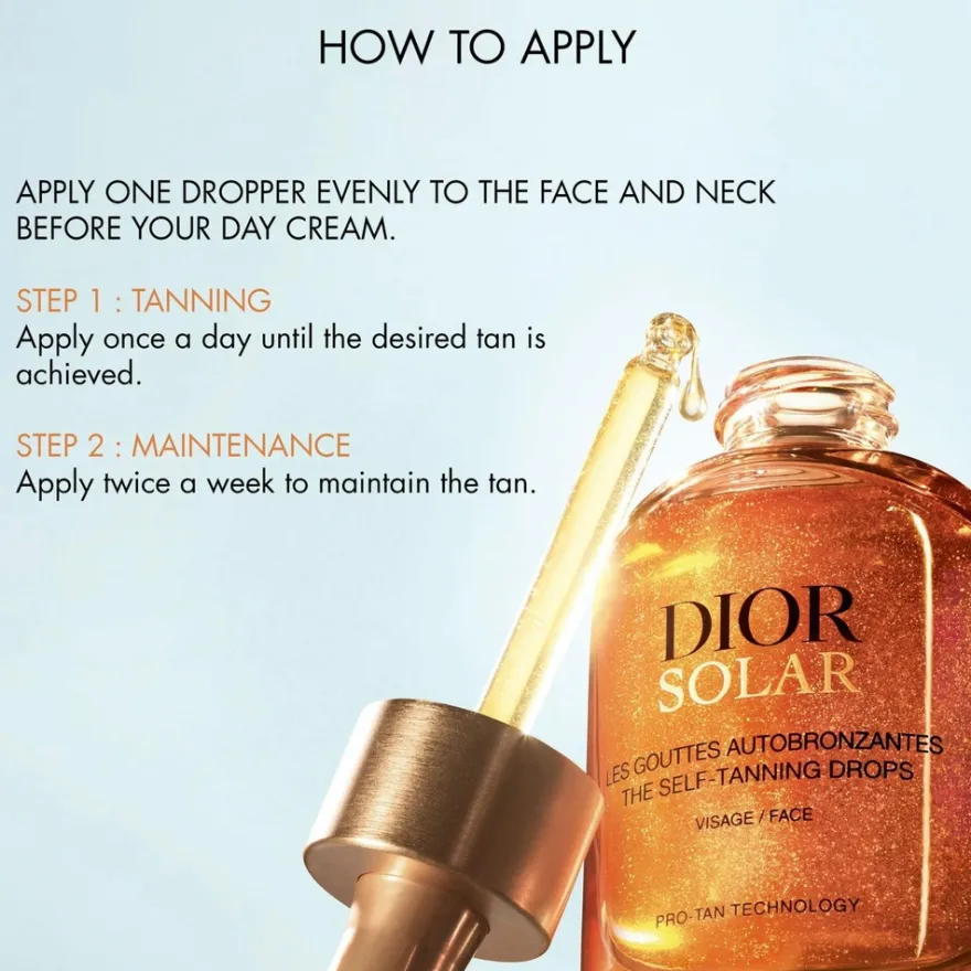 DIOR Dior Solar The Self-Tanning Drops itseruskettavat tipat 30 ml