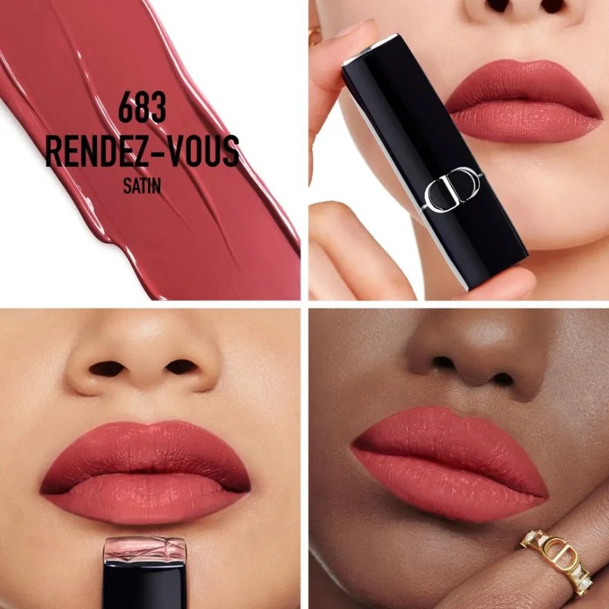 DIOR Rouge Dior Lipstick Satin Refill huulipunan täyttö 3,5 g