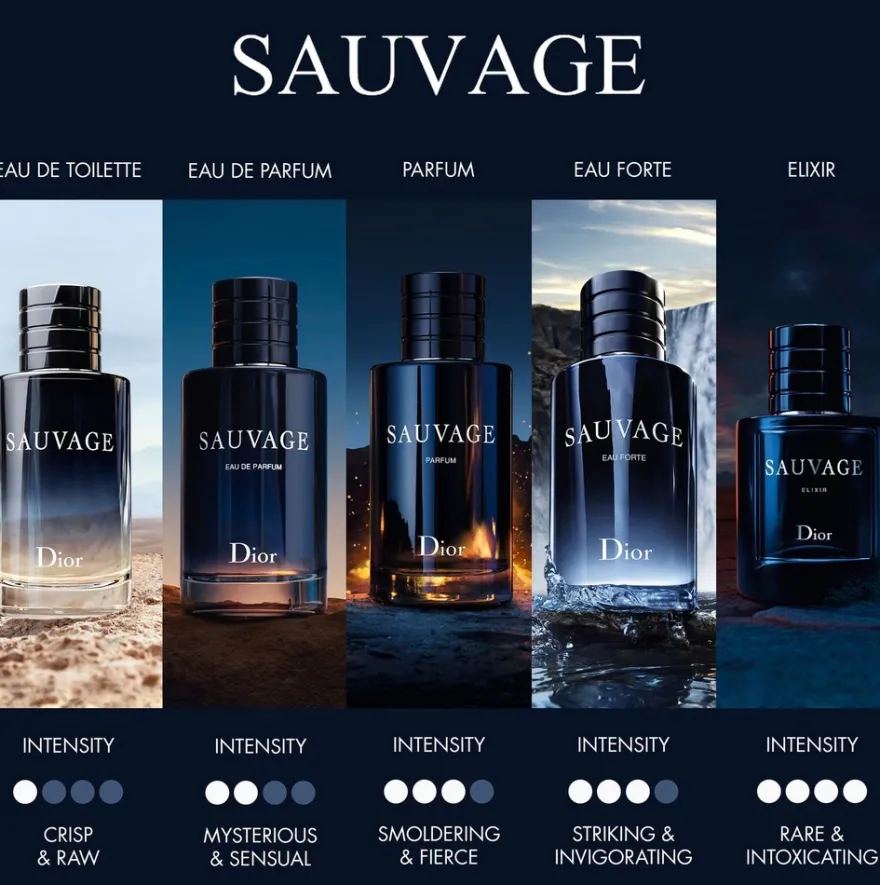 DIOR Sauvage Eau Forte Parfum Alcohol-free Spray tuoksu 60 ml