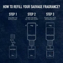 DIOR Sauvage EdP Refill täyttöpakkaus 300 ml