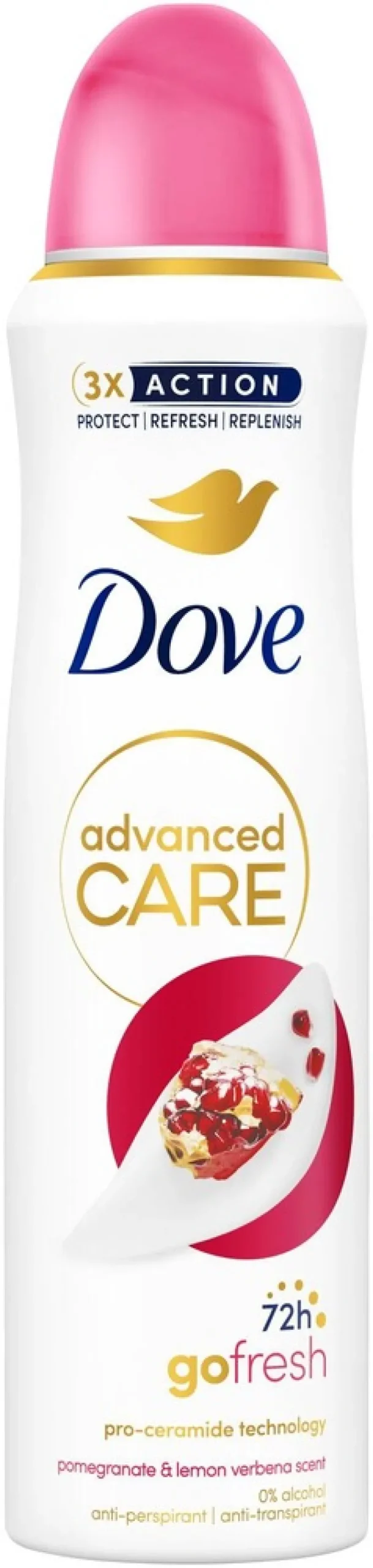 Dove 72h Advanced Care Pomegranate & Lemon Verbena Antiperspirantti Deodorantti Spray 150 ML