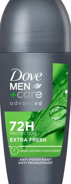 Dove Men+Care 72h Advanced Extra Fresh antiperspirantti deodorantti roll-on 50 ml