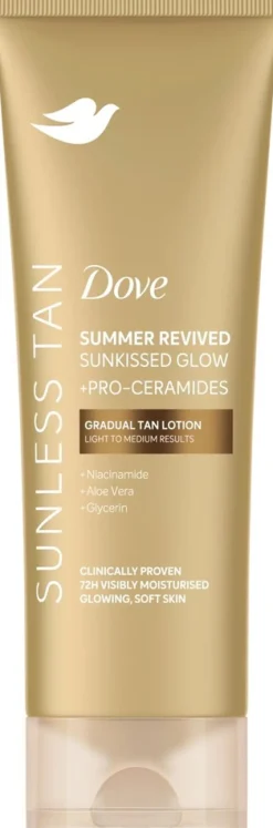 Dove Summer Revived Light to Medium itseruskettava kosteusvoide 200 ml