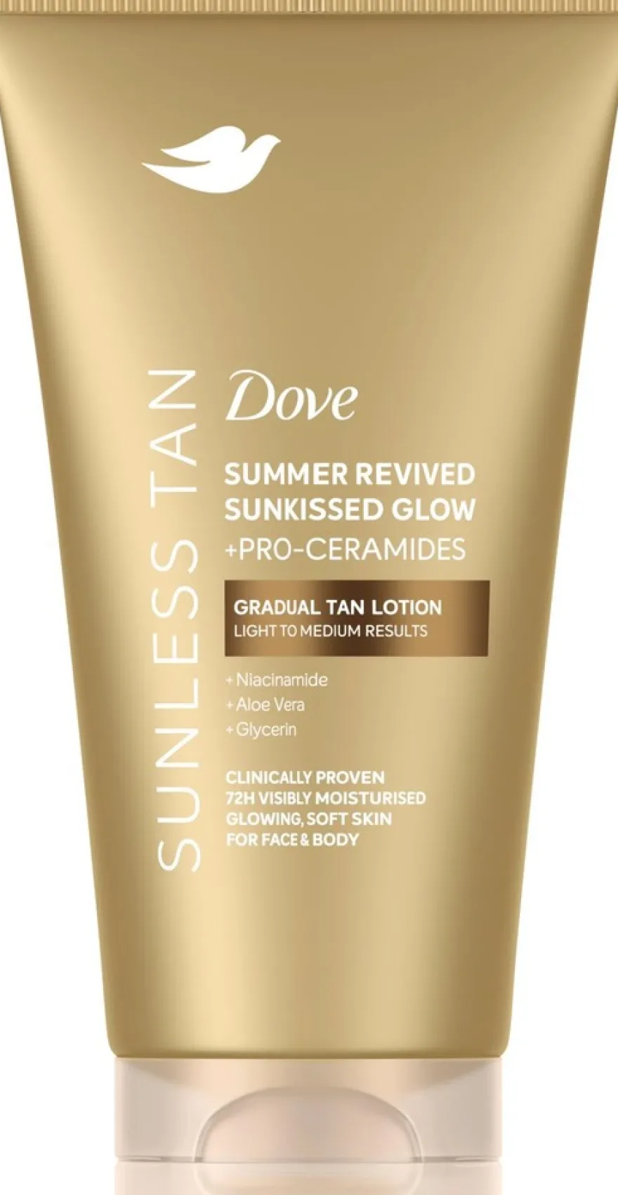 Dove Summer Revived Light to Medium itseruskettava kosteusvoide 75 ml