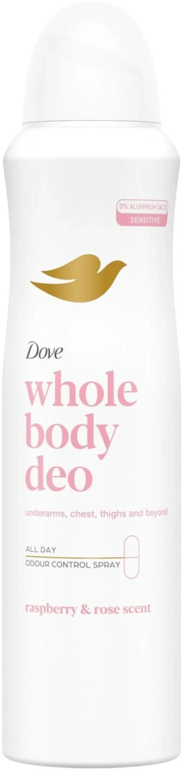 Dove Whole Body Raspberry & Rose Deodorantti Spray 150 ml