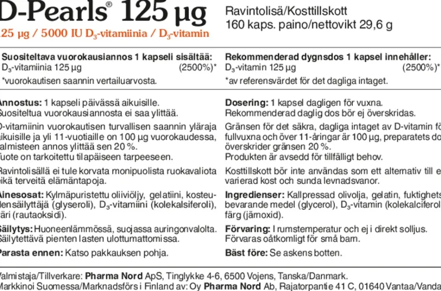 D-Pearls® 125 µg EXTRA
