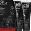 Ecodenta Black Whitening valkaiseva hiilihammastahna, 100ml tuplapakkaus