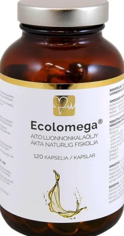ECOLOMEGA® kalaöljy 120 kaps.