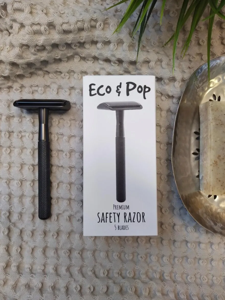 Eco & Pop Premium kestoshaver musta metalli