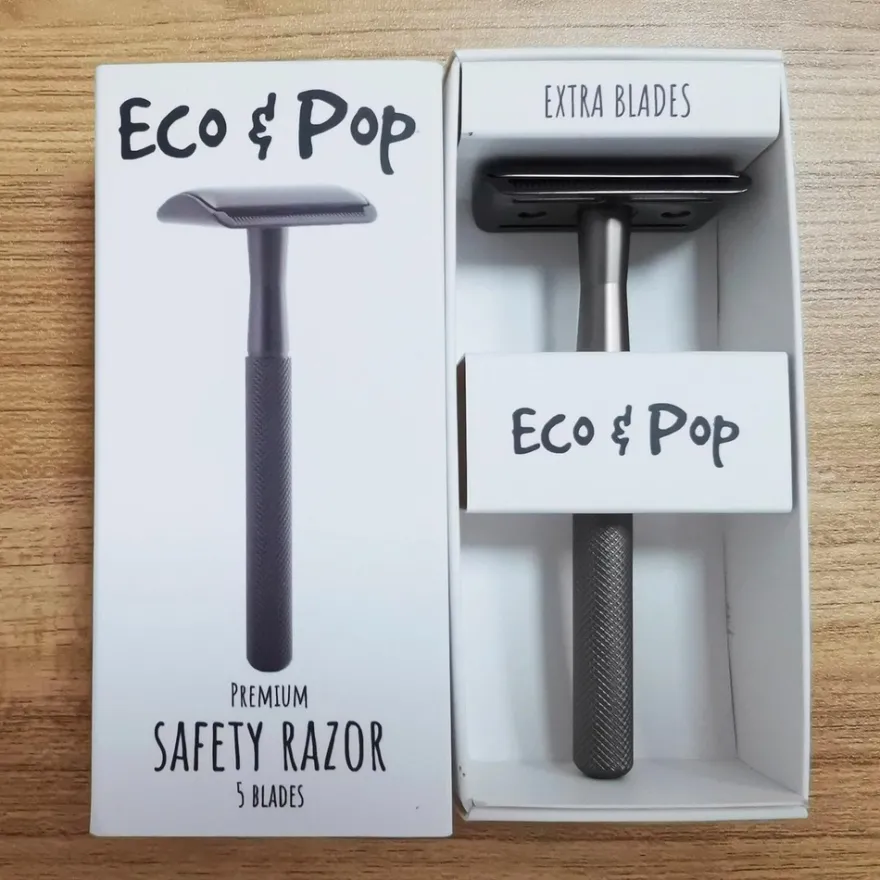 Eco & Pop Premium kestoshaver musta metalli