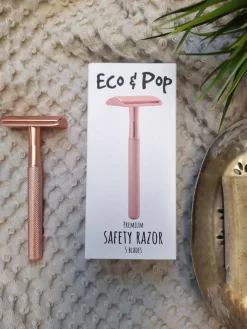 Eco & Pop Premium kestoshaver ruusukulta metalli