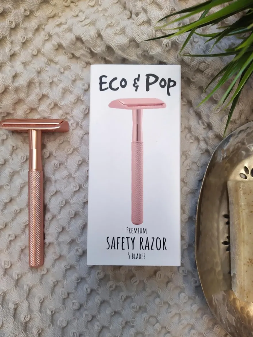 Eco & Pop Premium kestoshaver ruusukulta metalli