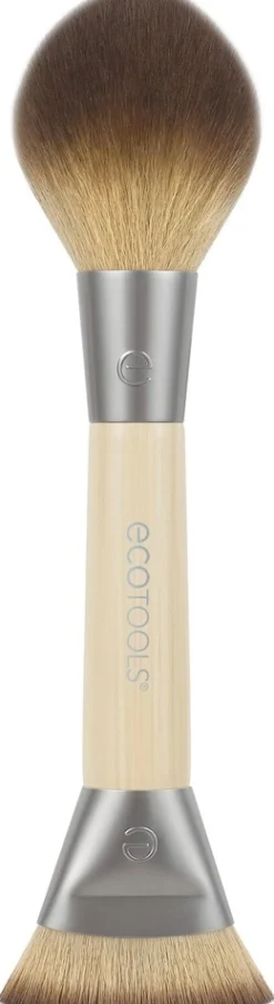 EcoTools Sculpt + Bronze Dual-Ended Brush -kaksipäinen meikkisivellin