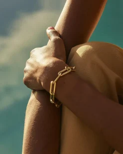 Edblad Ivy maxi bracelet gold ranneketju