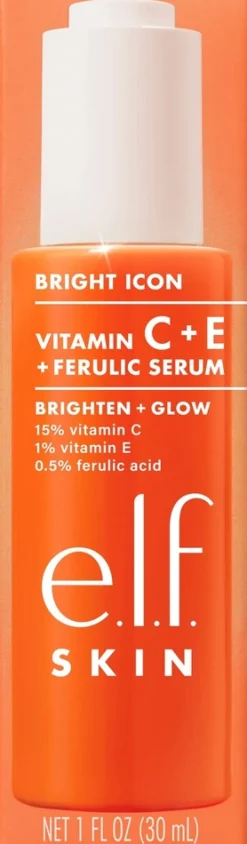 e.l.f. Bright Icon Vitamin C+E+Ferulic Brightening Serum 30 ml seerumi