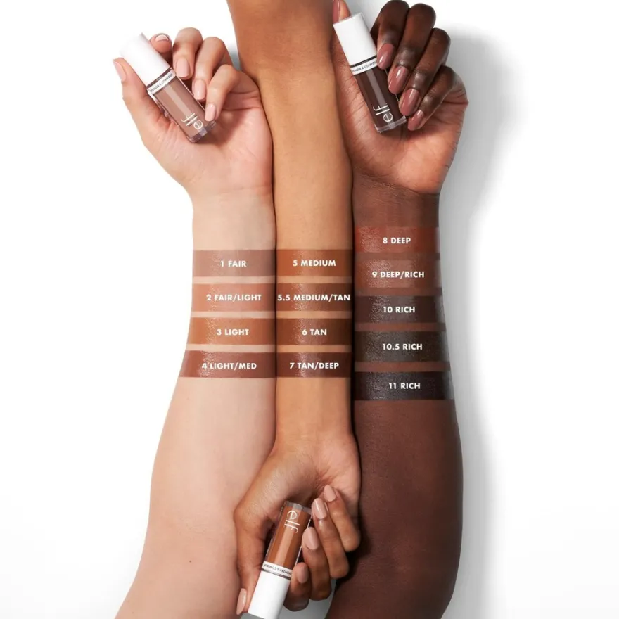 e.l.f. Camo Liquid Bronzer & Contour nestemäinen aurinkopuuteri 4 ml