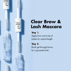 e.l.f. cosmetics Brow & Lash Mascara kulma- ja ripsigeeli 2,5 ml
