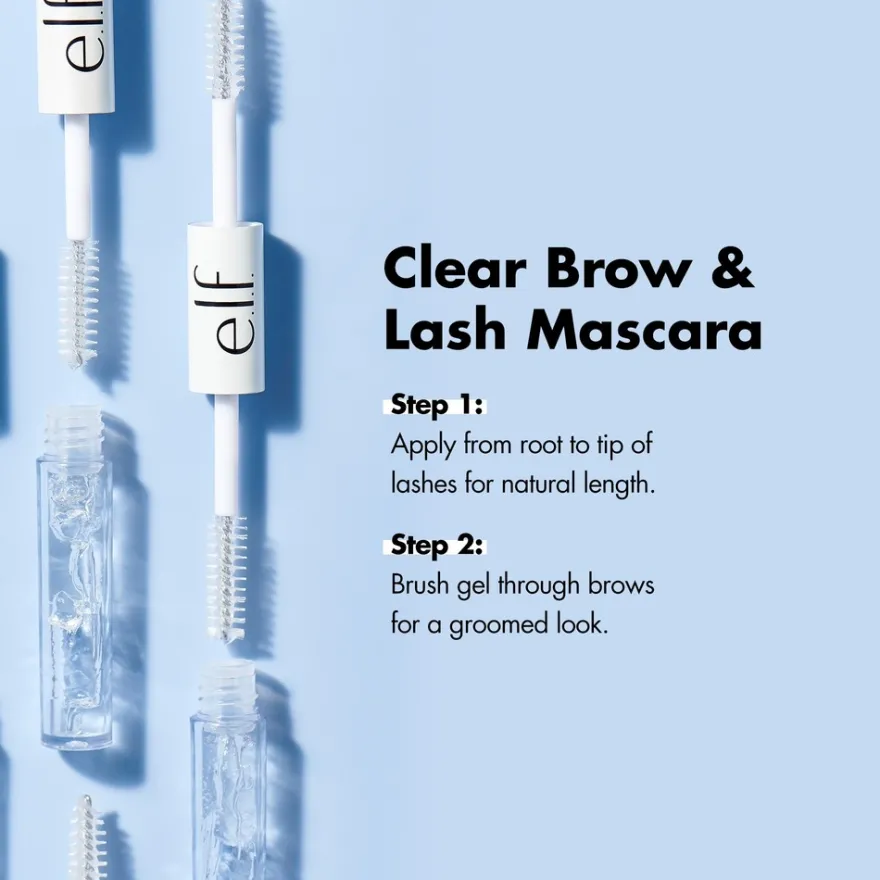 e.l.f. cosmetics Brow & Lash Mascara kulma- ja ripsigeeli 2,5 ml