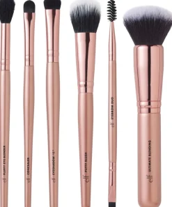 e.l.f. cosmetics Flawless Face Brush Collection meikkisivellinsetti sis. 6 sivellintä
