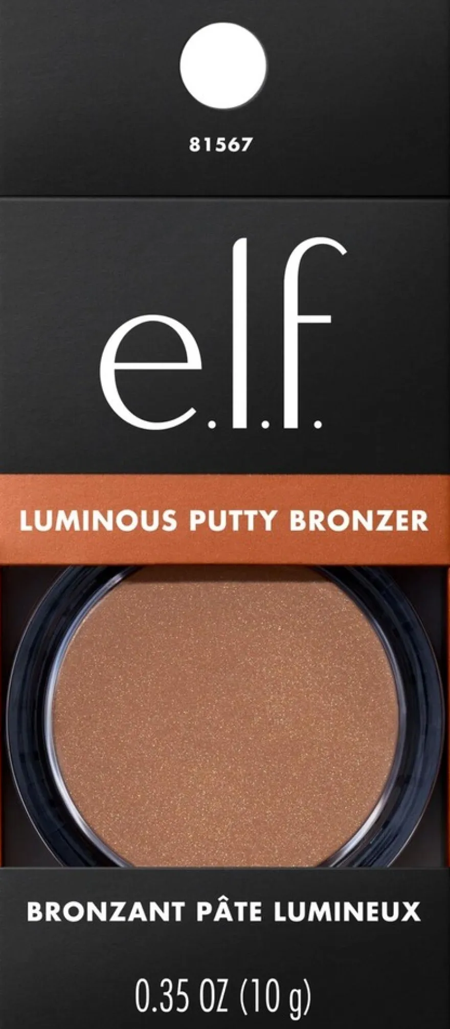 e.l.f. cosmetics Luminous Putty Bronzer aurinkopuuteri 10 g