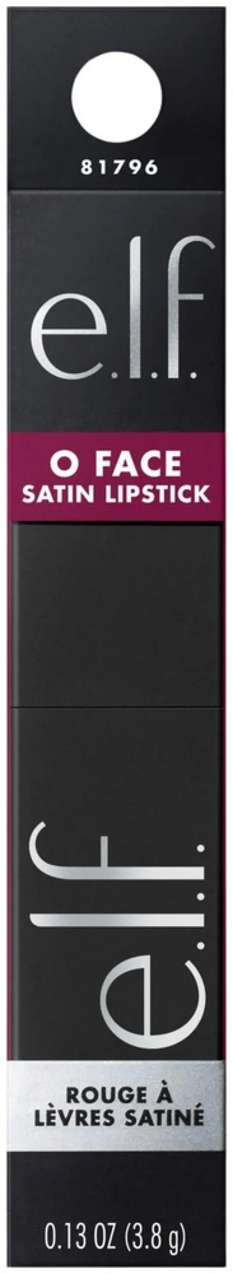 e.l.f. cosmetics O Face Satin Lipstick huulipuna 4 g