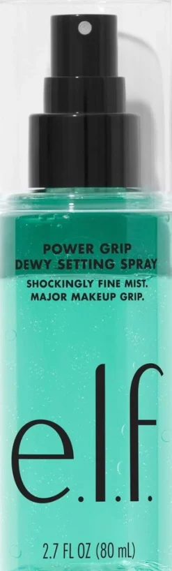 e.l.f. cosmetics Power Grip Dewy Setting Spray meikinkiinnityssuihke 80 ml