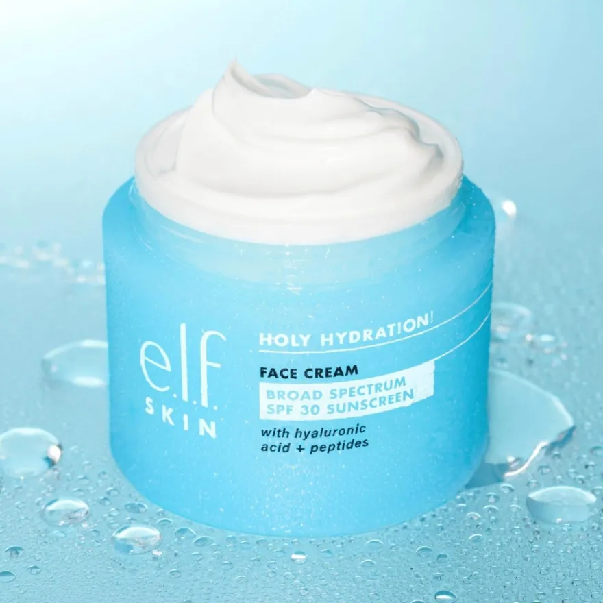 e.l.f cosmetics SKIN Holy Hydration! Face cream broad spectrum SPF 30 sunscreen päivävoide 50 g
