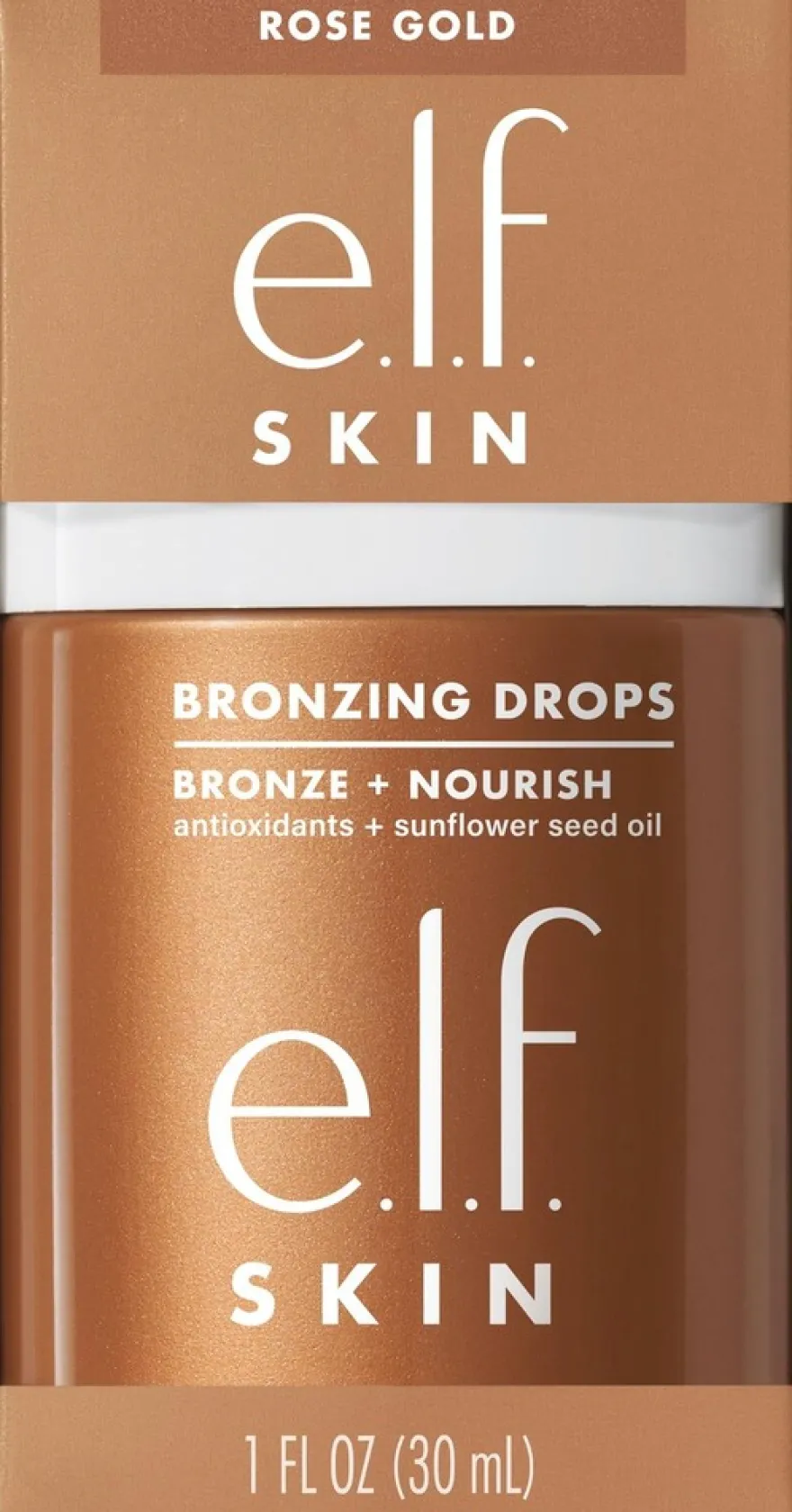 e.l.f cosmetics SKIN No Ray, All Slay Bronzing Drops sävytetty seerumi 30 ml