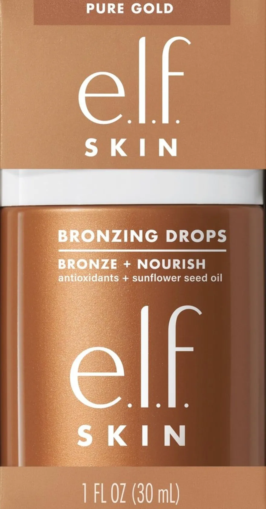 e.l.f cosmetics SKIN No Ray, All Slay Bronzing Drops sävytetty seerumi 30 ml