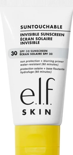 e.l.f cosmetics SKIN Suntouchable! Invisible Sunscreen SPF 30 aurinkosuojavoide 50 ml