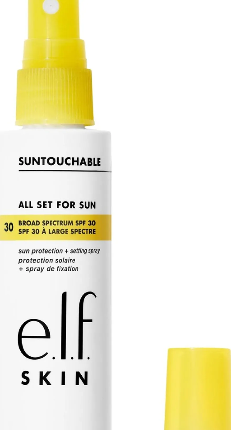 e.l.f cosmetics SKIN Suntouchable! All Set for Sun SPF 30 aurinkosuoja- ja kiinnityssuihke 60 ml