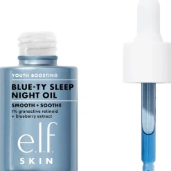 e.l.f cosmetics SKIN Youth Boosting Advanced Night Retinoid Blue-ty sleep night oil kasvoöljy 30 ml