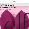 e.l.f. cosmetics Total Face Sponge Duo meikkisieni
