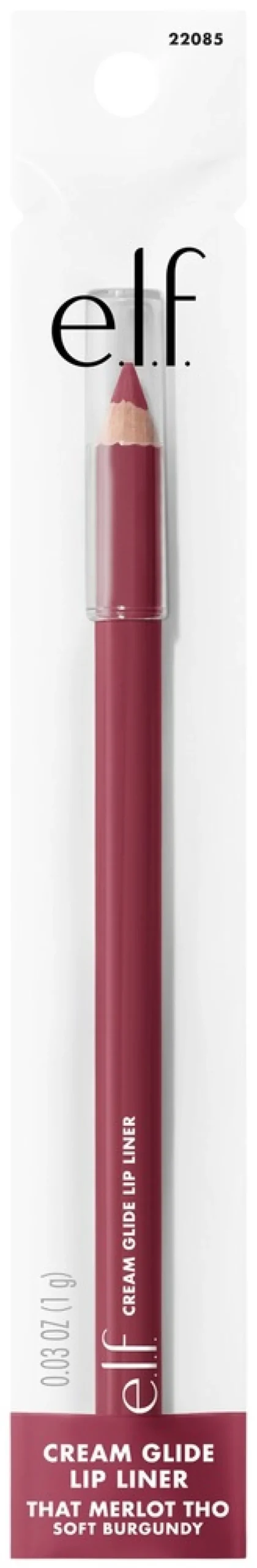 e.l.f. Cream Glide Lip Liner huultenrajauskynä 1 g