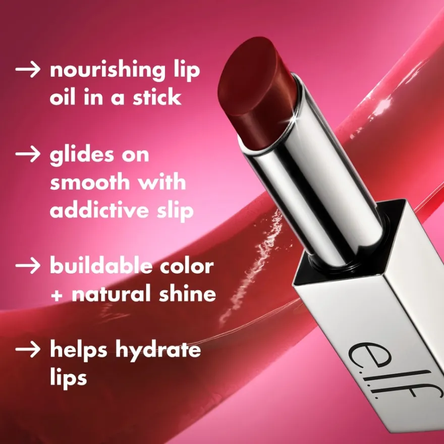 e.l.f. Glow Reviver Lip Oil Stick huulikiilto 3.4 gr