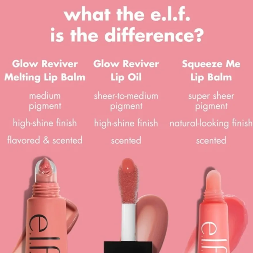 e.l.f. Glow Reviver Melting Lip Balm sävytetty huulivoide 15 g
