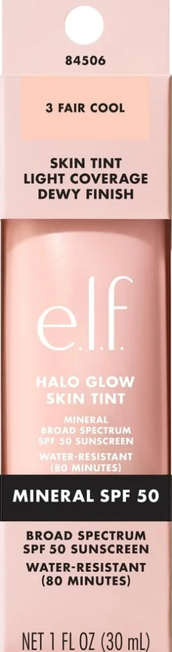 e.l.f. Halo Glow Skin Tint SPF 50 -meikkivoide 30 ml