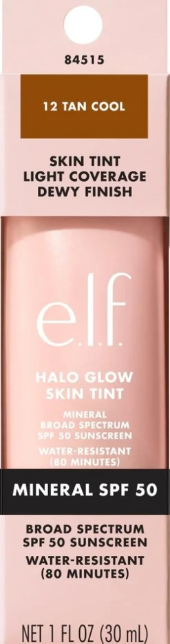 e.l.f. Halo Glow Skin Tint SPF 50 -meikkivoide 30 ml