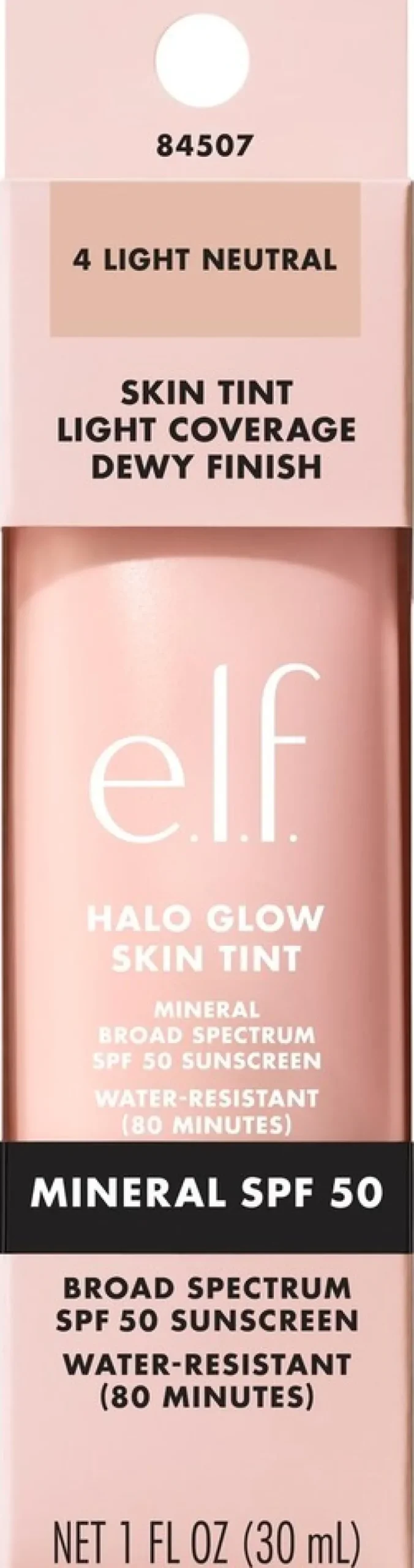 e.l.f. Halo Glow Skin Tint SPF 50 -meikkivoide 30 ml