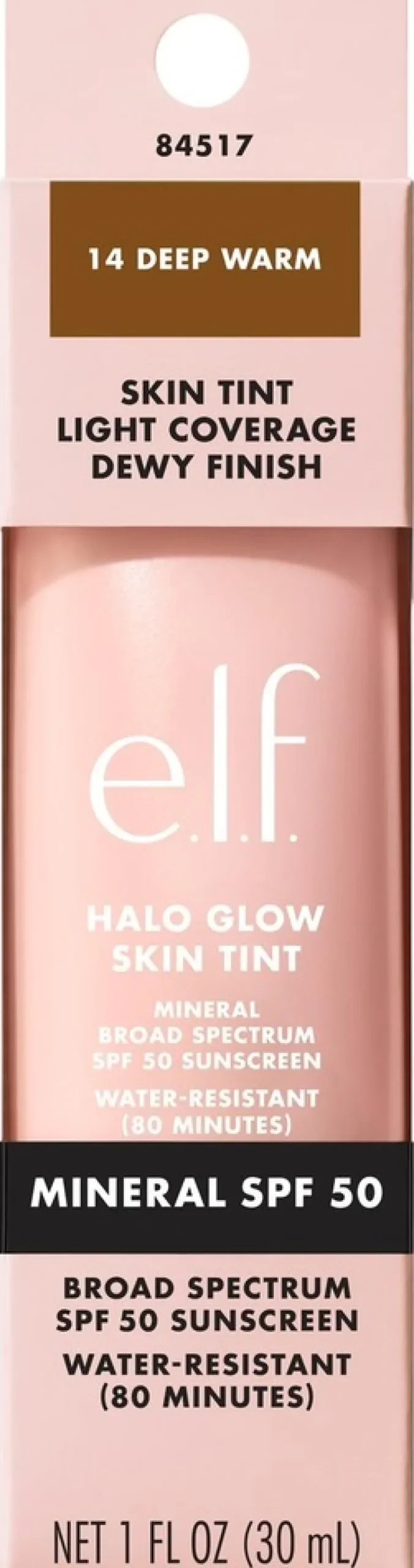 e.l.f. Halo Glow Skin Tint SPF 50 -meikkivoide 30 ml