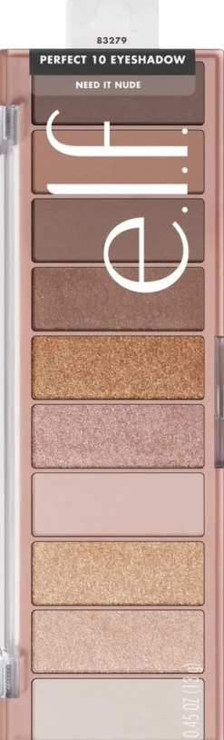 e.l.f. Perfect 10 Eyeshadow Palette luomiväripaletti 13 g