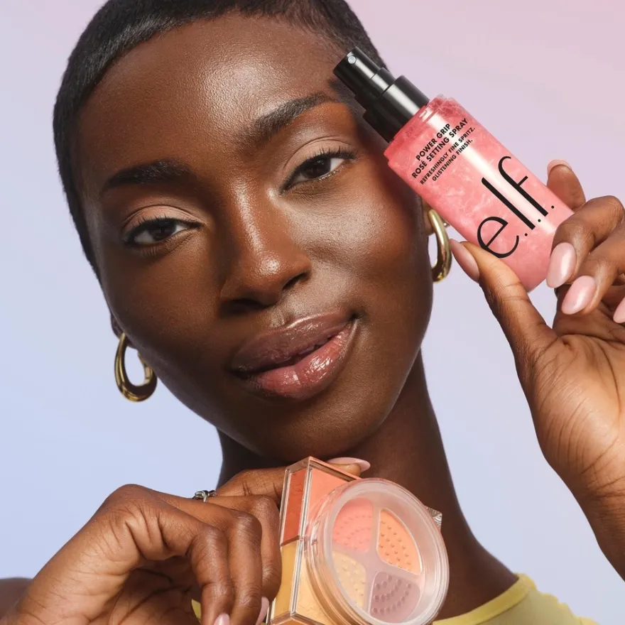 E.L.F Power Grip Rose Setting Spray meikinkiinnityssuihke 80 ml