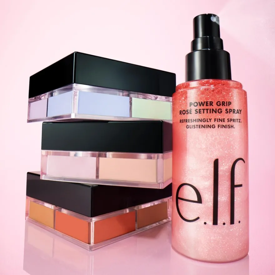E.L.F Set it Bright Powder Quad irtopuuteri 10,6 g
