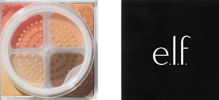 E.L.F Set it Bright Powder Quad irtopuuteri 10,6 g